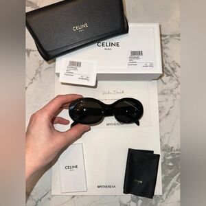 Celine Triomphe Oval Sunglasses
